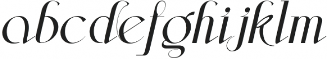 Aleesya Serif LightItalic otf (300) Font LOWERCASE
