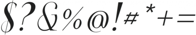 Aleesya Serif MediumItalic otf (500) Font OTHER CHARS
