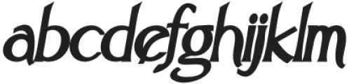 Alegia Bold Italic otf (700) Font LOWERCASE