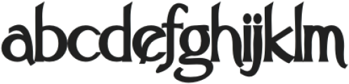 Alegia Bold otf (700) Font LOWERCASE