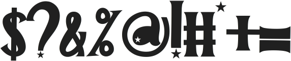Alegro Star ttf (400) Font OTHER CHARS