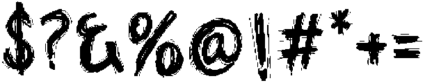 Aleho Scribble Outer otf (400) Font OTHER CHARS