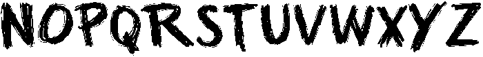 Aleho Scribble Outer otf (400) Font UPPERCASE