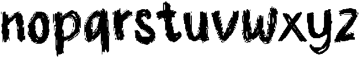 Aleho Scribble Outer otf (400) Font LOWERCASE