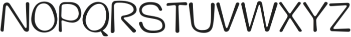 AlekanRounded-Regular otf (400) Font UPPERCASE