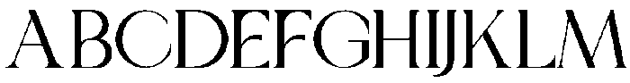 Alenia Regular otf (400) Font UPPERCASE