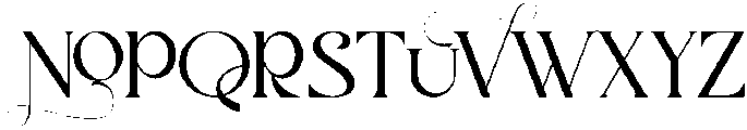 Alenia Regular otf (400) Font UPPERCASE