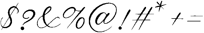 Alenia otf (400) Font OTHER CHARS