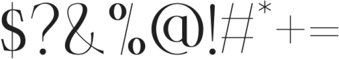 Alentzic otf (400) Font OTHER CHARS