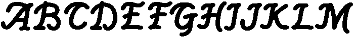 Alephand Regular otf (400) Font UPPERCASE