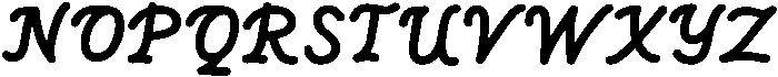 Alephand Regular otf (400) Font UPPERCASE