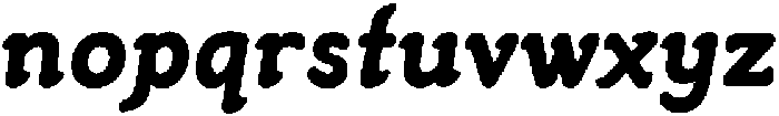 Alephand Regular otf (400) Font LOWERCASE