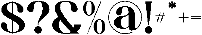 Alesha Regular otf (400) Font OTHER CHARS