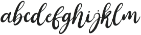 Alesia Brigitha Italic Italic otf (400) Font LOWERCASE