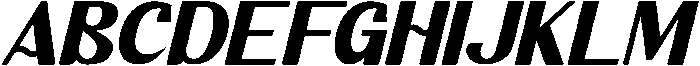 Alestair Italic otf (400) Font UPPERCASE