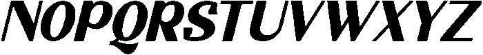 Alestair Italic otf (400) Font UPPERCASE