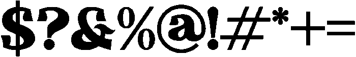 Alestair otf (400) Font OTHER CHARS