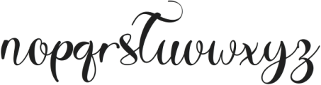 Alestha Butterfly ttf (400) Font LOWERCASE