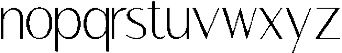 Alestiqua Regular otf (400) Font LOWERCASE