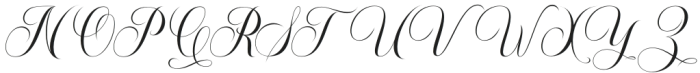 Alevander Regular otf (400) Font UPPERCASE