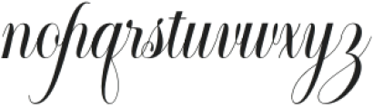 Alevander Regular otf (400) Font LOWERCASE