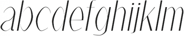 Alex Light-Italic otf (300) Font LOWERCASE