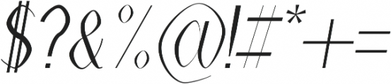 Alex Medium Italic otf (500) Font OTHER CHARS