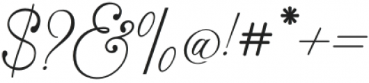 Alexandra Calligraphy Regular otf (400) Font OTHER CHARS