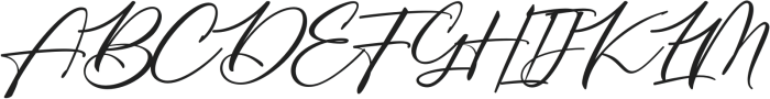 Alexandria Signature otf (400) Font UPPERCASE