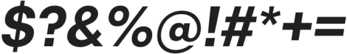 AlexerPro Bold Italic otf (700) Font OTHER CHARS