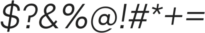 AlexerPro Light Italic otf (300) Font OTHER CHARS