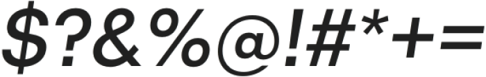 AlexerPro Medium Italic otf (500) Font OTHER CHARS