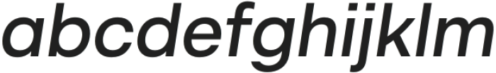 AlexerPro Medium Italic otf (500) Font LOWERCASE