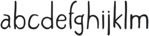 AlexissRegular otf (400) Font LOWERCASE