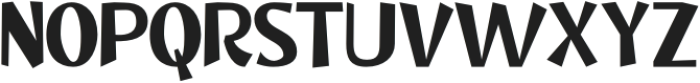 Aleygo Regular otf (400) Font UPPERCASE