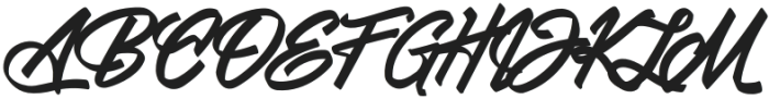 Alfast Regular otf (400) Font UPPERCASE