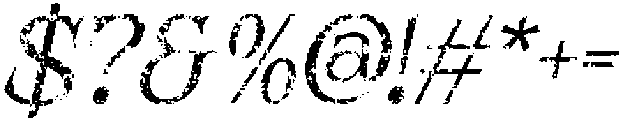 Alfena stamp Italic otf (400) Font OTHER CHARS