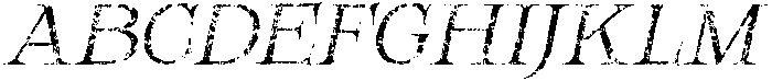 Alfena stamp Italic otf (400) Font UPPERCASE