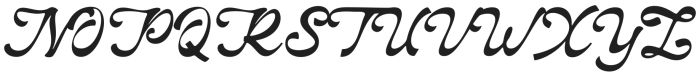 Alfino Script Regular otf (400) Font UPPERCASE