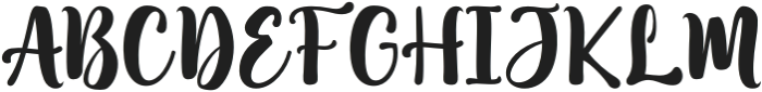 Alfitera-Regular otf (400) Font UPPERCASE