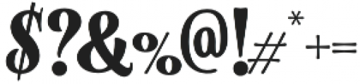 Alfons Serif Bold otf (700) Font OTHER CHARS