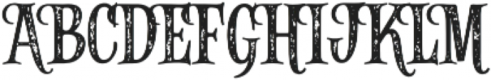 Alfons Serif Printed otf (400) Font UPPERCASE