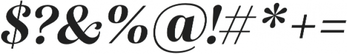 Alga Bold Italic otf (700) Font OTHER CHARS