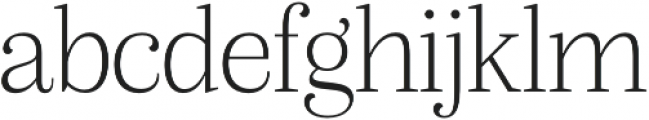 Alga Extralight otf (200) Font LOWERCASE