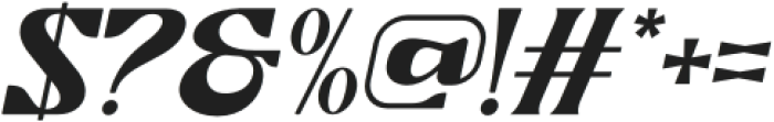 Algaria Italic otf (400) Font OTHER CHARS