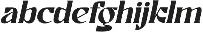 Algaria Italic otf (400) Font LOWERCASE