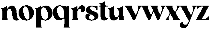 Algebra otf (400) Font LOWERCASE