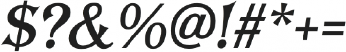 Algerian Mesa Alt S Plain Italic otf (400) Font OTHER CHARS