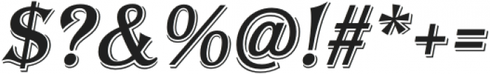 Algerian Mesa Alt X Italic otf (400) Font OTHER CHARS