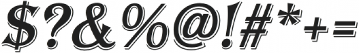 Algerian Mesa SC Italic otf (400) Font OTHER CHARS
